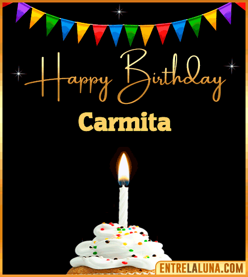 GiF Happy Birthday Carmita
